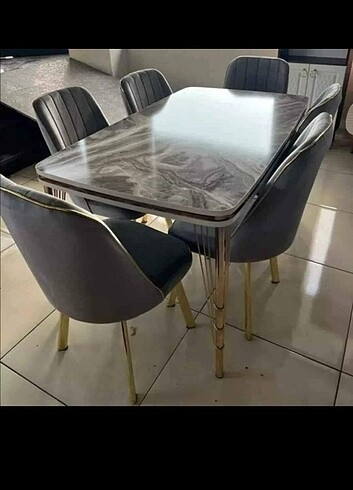 Beden çeşitli Renk VİOLET YEMEK MASASI TAKIMLARIMIZ DA KAMPANYA