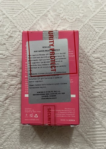 Diğer Resh Lab SPF50+ Suya Dayanıklı Güneş Stick