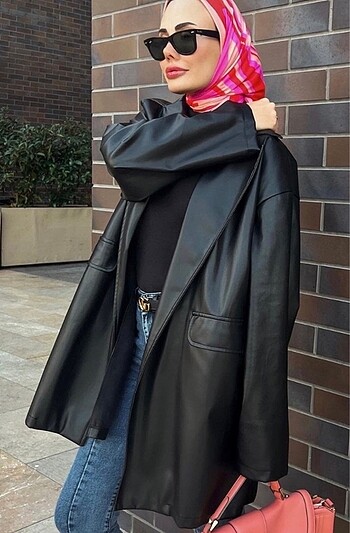 Deri blazer ceket