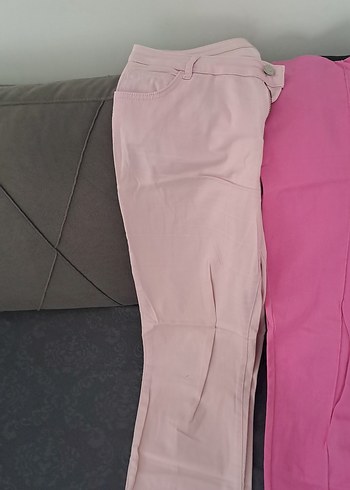 LC Waikiki Kadın Fit Kesim Pastel Kumaş Pantolon