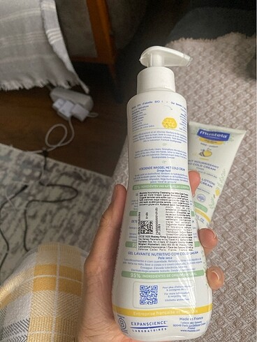 Mustela Mustela cold cream serisi şampuan ve losyon