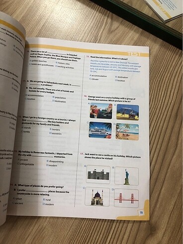  Beden Renk Team ahead englısh vocabulary book 8. Sınıf ingilizce soru banka