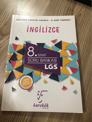Karekök yayınları lgs İngilizce soru bankası