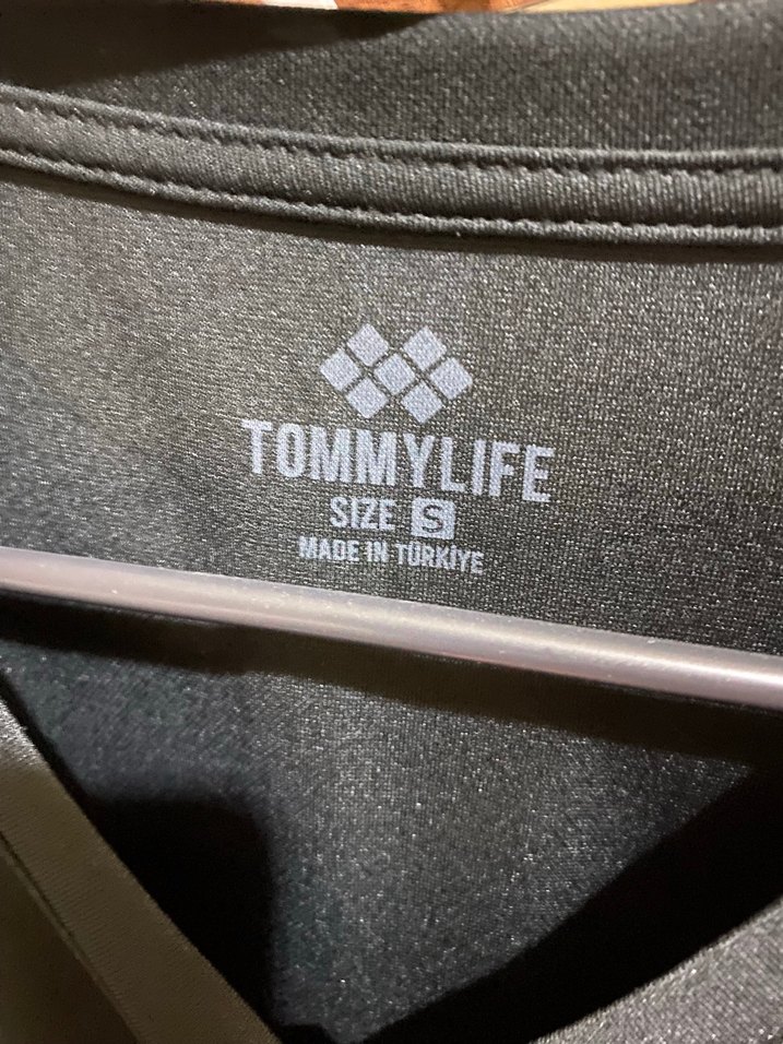 Siyah Kadın Kısa Kollu Salaş Tişört - Görsel 2