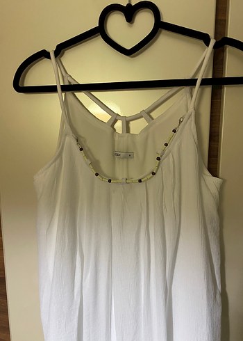 Uzun Beyaz elbise - Görsel 3