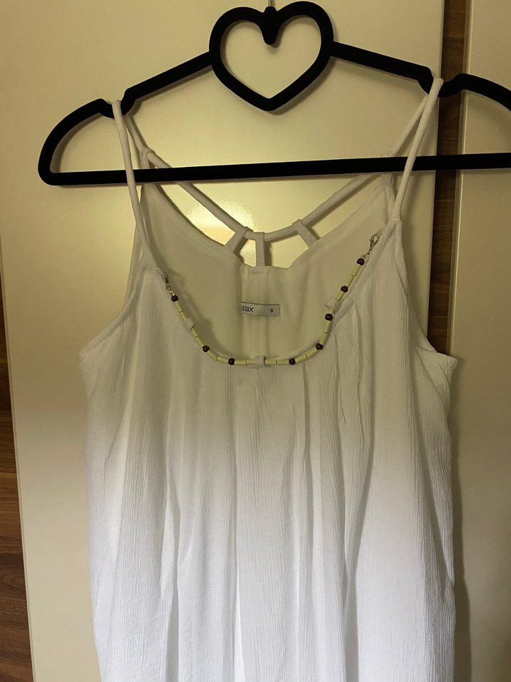 Uzun Beyaz elbise - Görsel 3