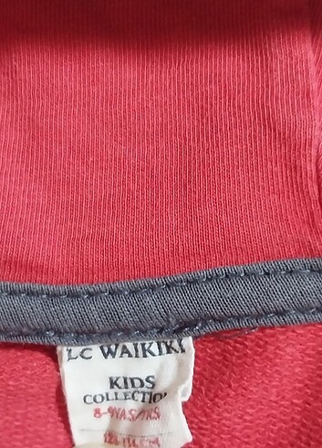9 Yaş Beden Lcv kapişonlu fermuarlı sveatshirt