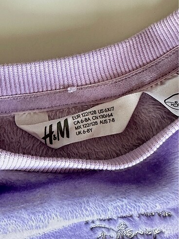 8 Yaş Beden H&M POLAR SWEATSHİRT ELSA FROZEN