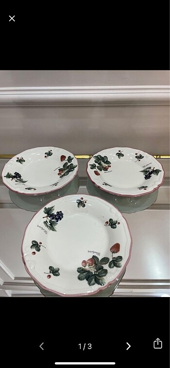 Karaca 3?lü kahvaltılık 17 cm