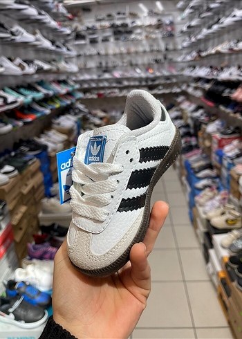 24 Beden beyaz Renk Bebek ve çocuk samba ayakkabı