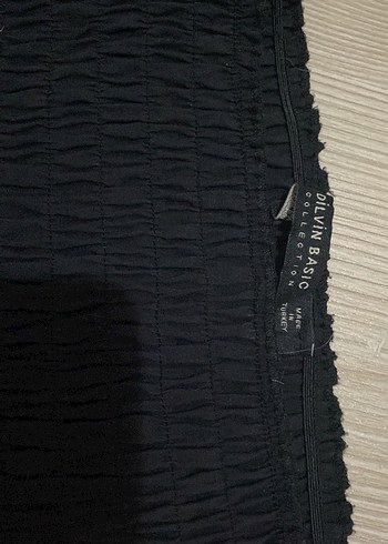 Dilvin madonna yaka bluz crop - Görsel 3