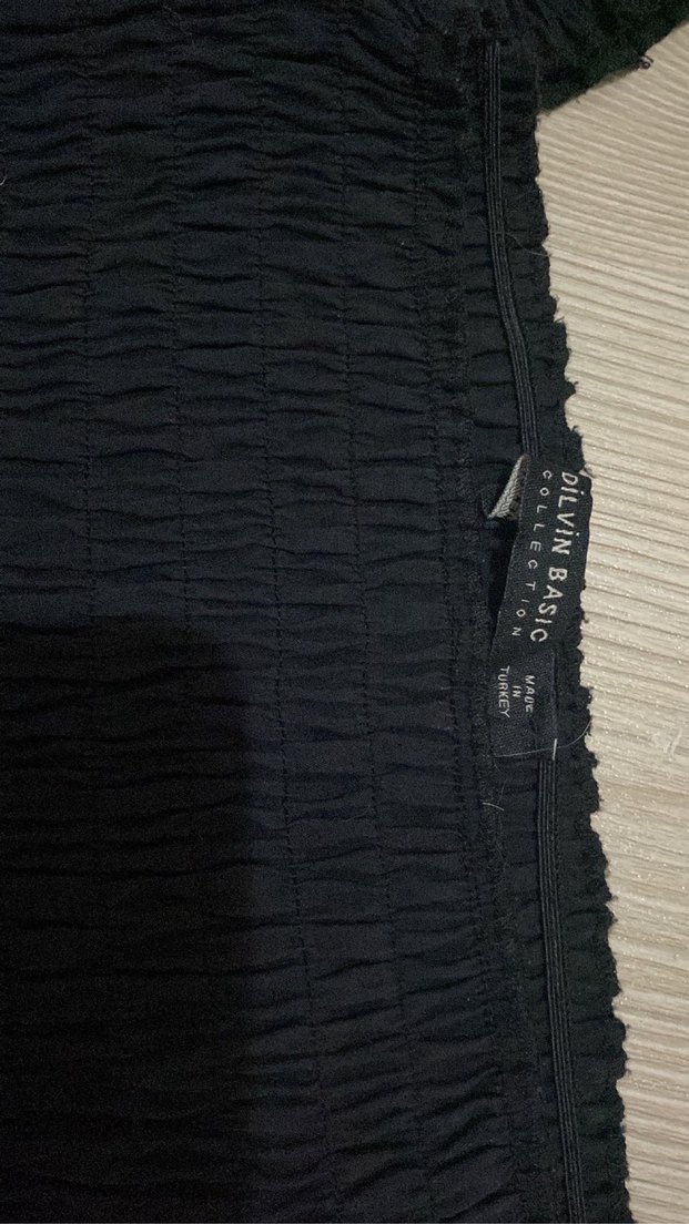 Dilvin madonna yaka bluz crop - Görsel 3