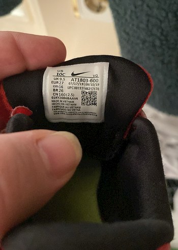 Kırmızı Erkek Çocuk Spor Ayakkabı Nike orijinal - Görsel 4