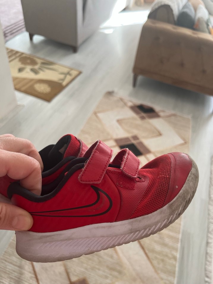 Kırmızı Erkek Çocuk Spor Ayakkabı Nike orijinal - Görsel 3