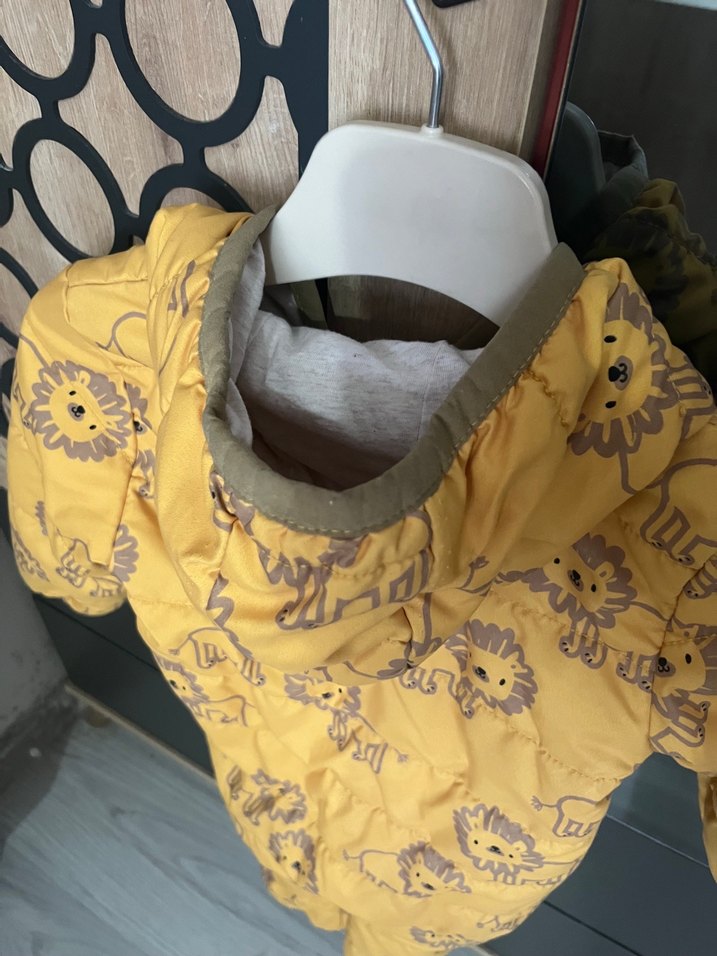 Sarı Desenli Erkek Bebek Tulum - Görsel 3