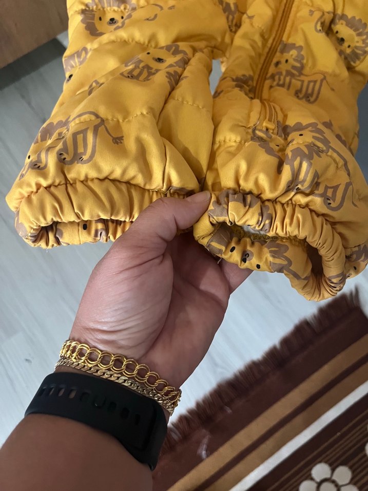 Sarı Desenli Erkek Bebek Tulum - Görsel 5