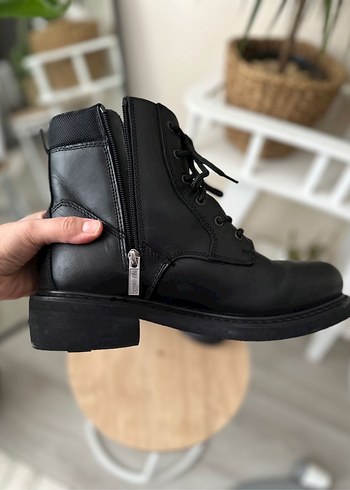 Harley Davidson Siyah Deri Bot 43 numara - Görsel 3