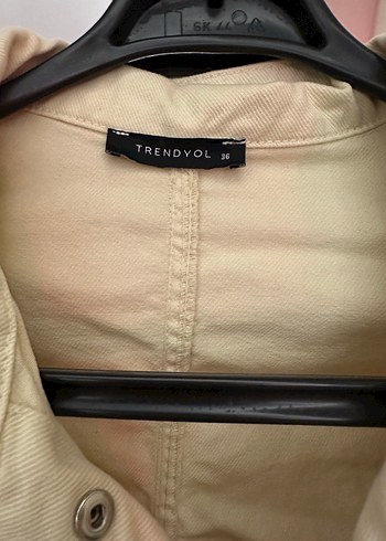 Bej Denim Ceket - Görsel 3