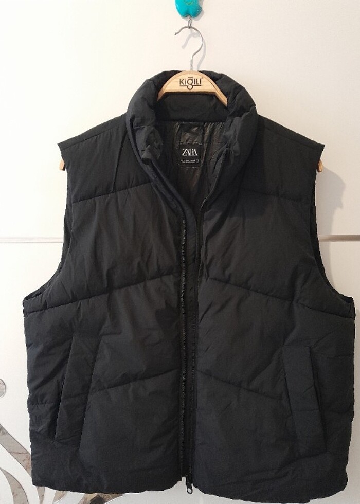 ZARA MARKA ŞİŞME YELEK - Görsel 3