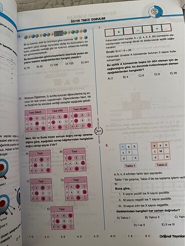  Sıfır orjinal tyt matematik