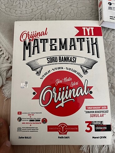 Sıfır orjinal tyt matematik