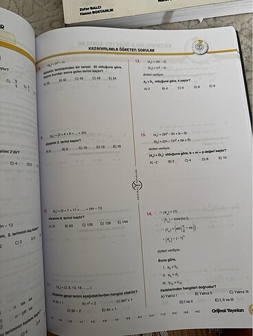  Orjinal ayt matematik soru bankası
