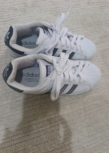 Adidas Beyaz Adidas Spor Ayakkabı Velcro Detaylı