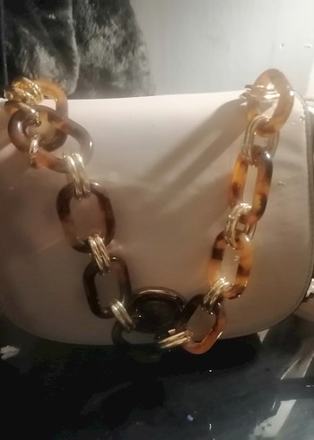 IPEKYOL Beyaz Kadın Kemerli Clutch Çanta - Görsel 5