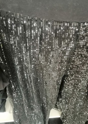 Parlak Gri Midi Kadın Pantolon - Görsel 4