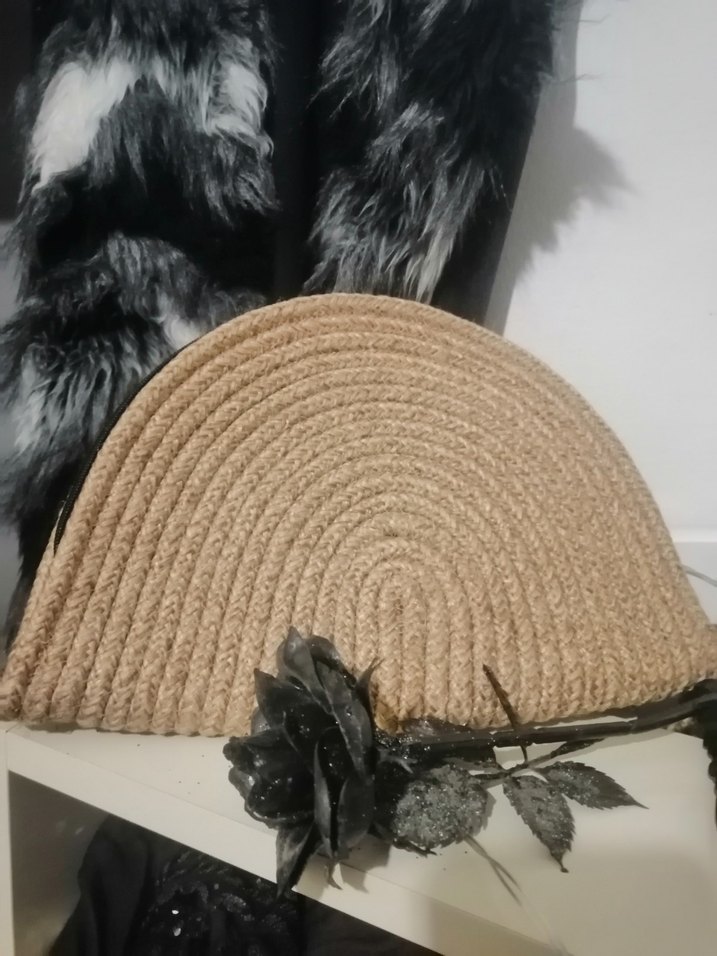 Bej Bohem Püsküllü Kadın Portföy Çanta - Görsel 4