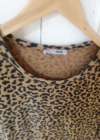 Trendyol & Milla Leopar Desenli Uzun Kollu Hamile Tunik