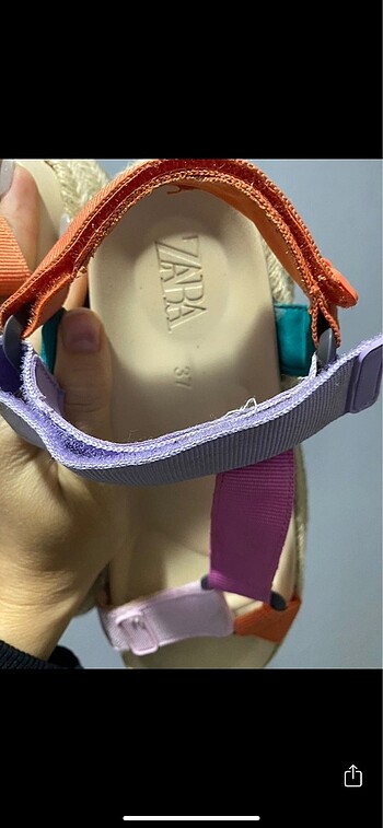 37 Beden çeşitli Renk Zara sandalet