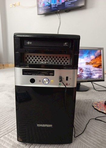 Gri Renkli Bilgisayar Monitörü - Görsel 5