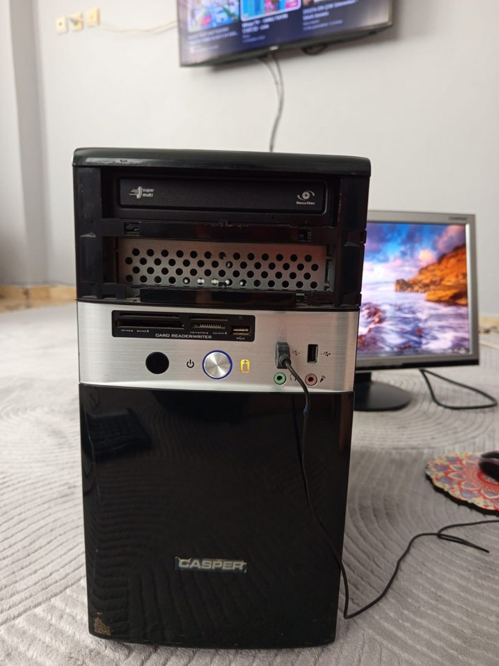 Gri Renkli Bilgisayar Monitörü - Görsel 5