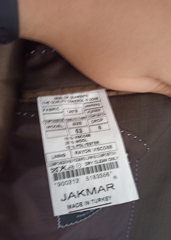 Jakmar takım elbise  - Görsel 5