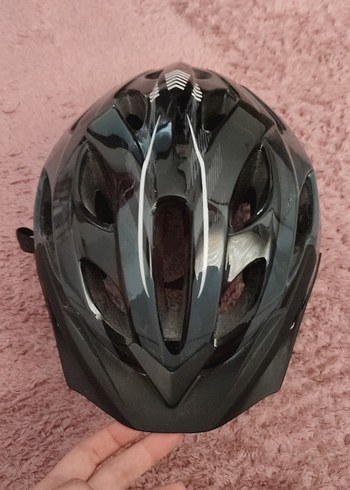 Siyah Plastik Biker bisiklet Kaskı - Görsel 2