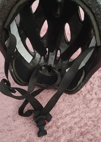 Siyah Plastik Biker bisiklet Kaskı - Görsel 3