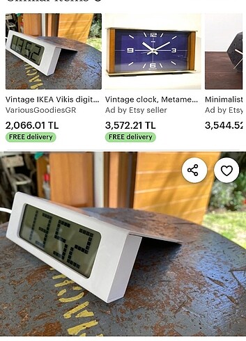 Beden beyaz Renk Ikea çalar saat