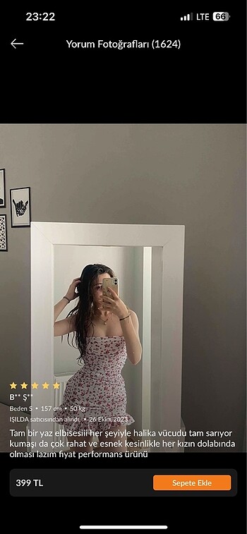 Kadın kısa mini elbise çiçek desenli - Görsel 5