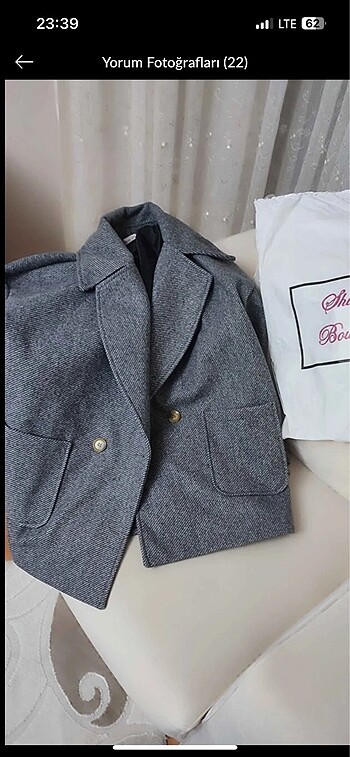 Kadın kaşe kaban - Görsel 5