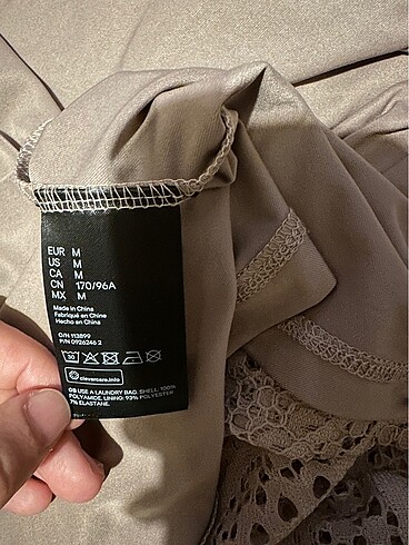 H&M Dantel detaylı elbise - Görsel 7