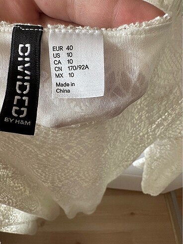 H&M Dantel Detaylı Elbise - Görsel 3