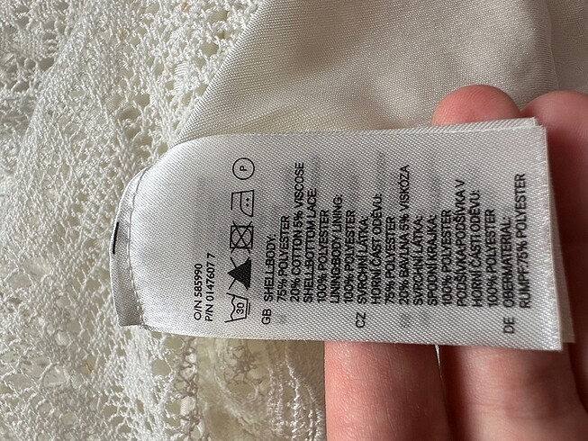 H&M Dantel Detaylı Elbise - Görsel 4