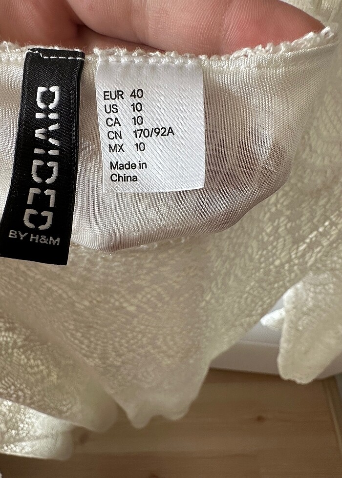 H&M Dantel Detaylı Elbise - Görsel 3