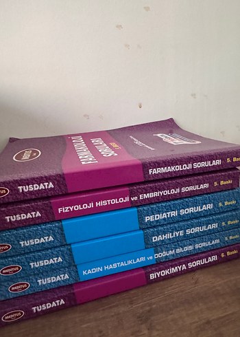 TUSDATA Tıp Soru Kitapları Seti 5. Baskı