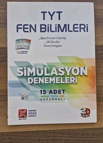 Aptemi tyt fen konu özeti + 3d tyt fen denemeleri