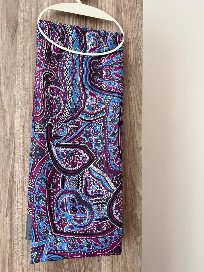 Renkli Bohem Kadın  Şal - Görsel 2