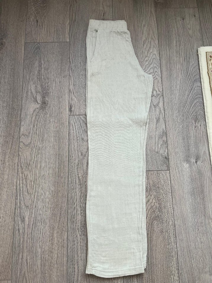 Keten Kadın Pantolon - Görsel 3