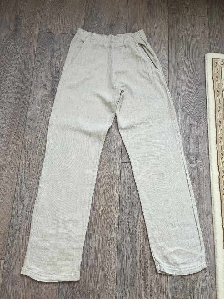 Keten Kadın Pantolon - Görsel 5