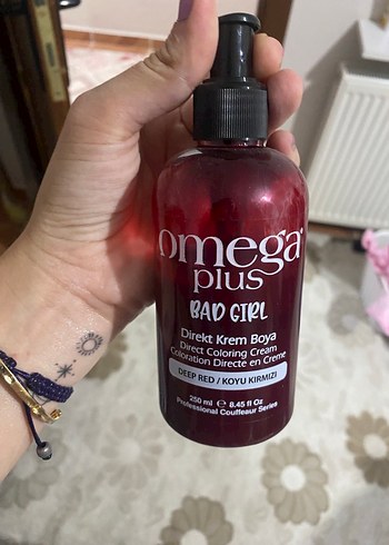 Omega Plus Bad Girl Koyu Kırmızı Direkt Krem Boya 250 ml